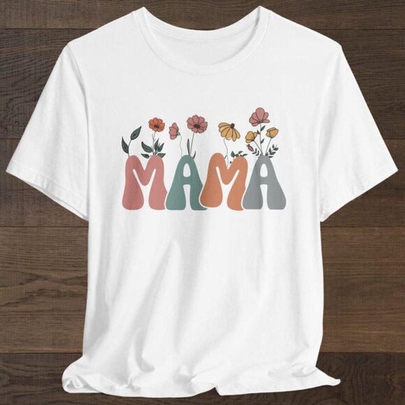 Other - Mama Shirt, Floral Mother Shirt